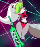 Roxanne Wolf neon show by Pixyfox23 -- Fur Affinity dot net